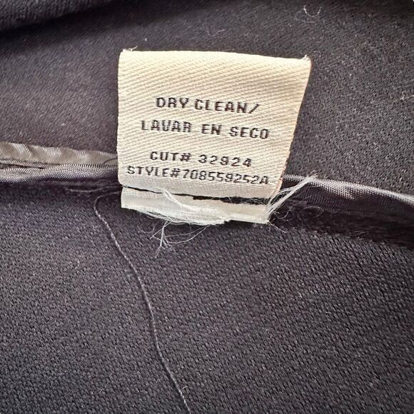 ECI ~ Womens Black Overcoat ~ turn lock closure ~ size XL - Picture 8 of 14